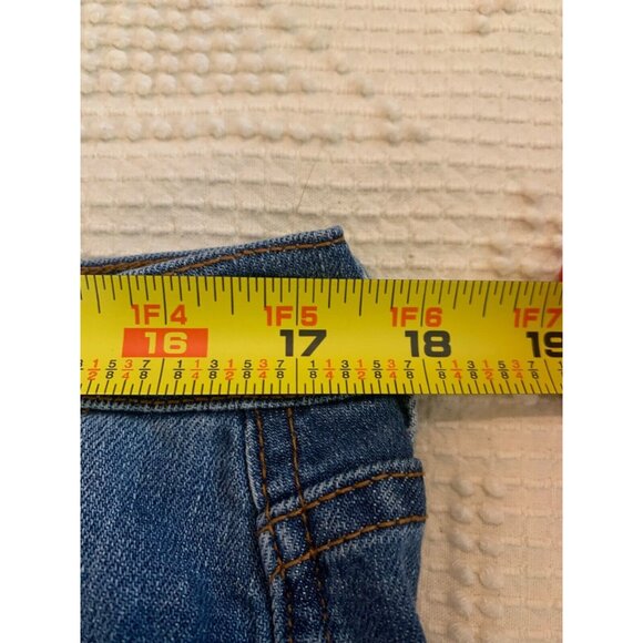 Lucky Brand Women Jeans Sz 12 / 31 Sweet N Crop Blue Denim Classic Beachy Casual - Picture 9 of 12